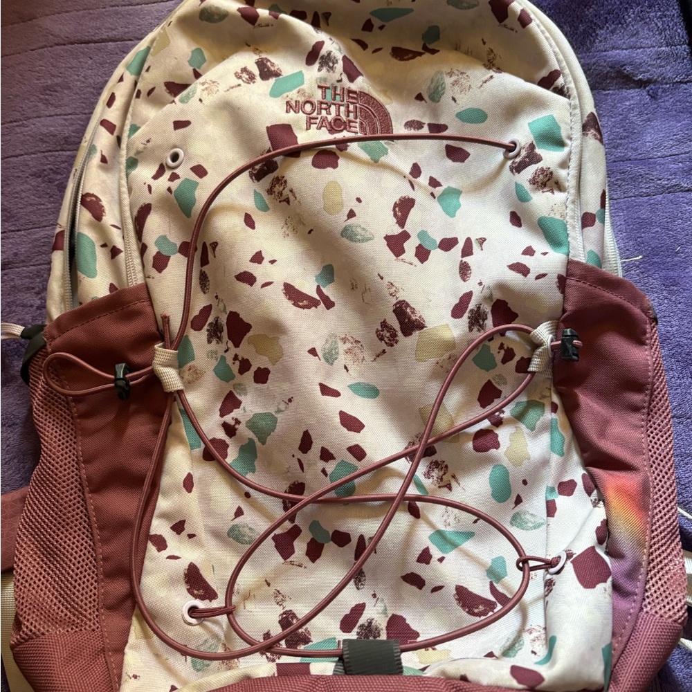 The North Face Gray Backpack with Sturdy Design